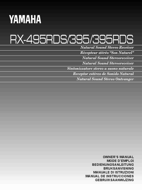 Yamaha Stereo System RX-395-page_pdf